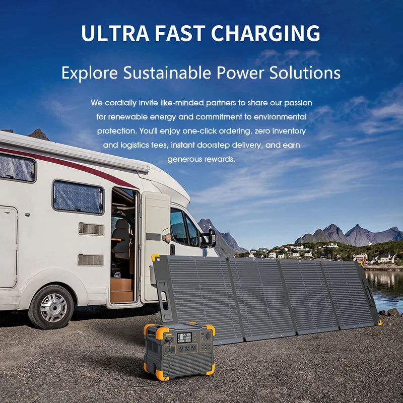 LiFePO4 portable power station, 1024Wh to 3072Wh, view 3