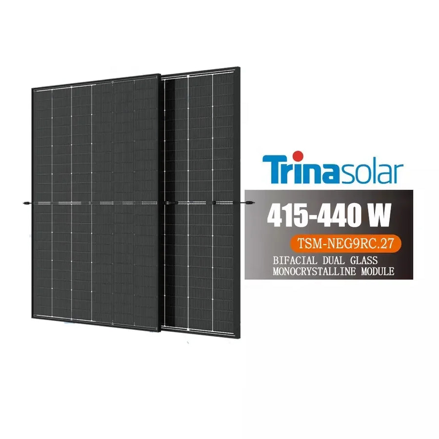Gridbackup Trina 435W Bifacial Solar Panel – Premium