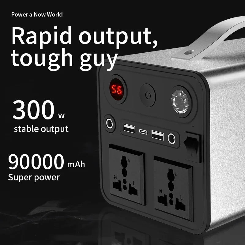 Compact portable power station, 150W to 300W, view 3