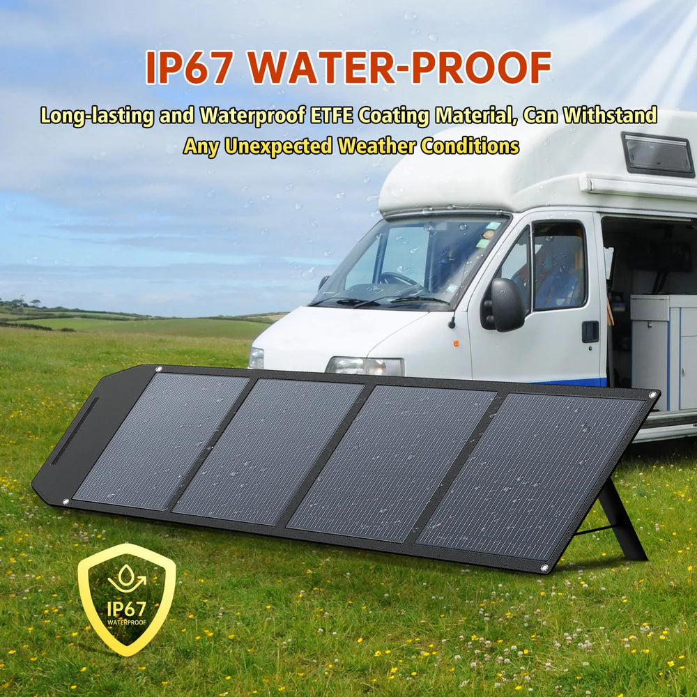 200W foldable monocrystalline solar panel, view 5