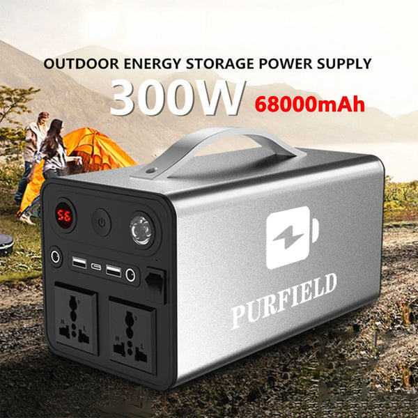 Compact Portable Power Station, 150W to 300W (110V)